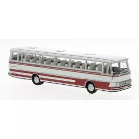   Brekina 56055 Setra S 150 H autóbusz, világosszürke/piros, 1970 (H0)