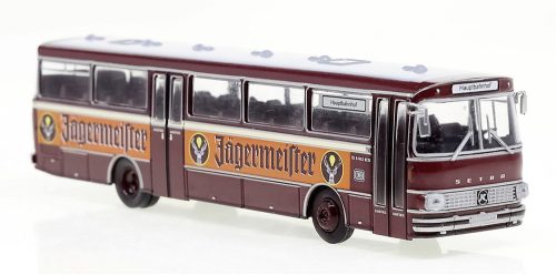 Brekina 56104 Setra S 140 ES autóbusz, DB - Jägermeister, 1975 (H0)