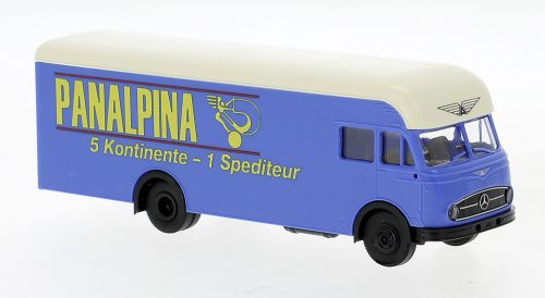 Brekina 57232 Mercedes-Benz LP 322 dobozos bútorszállító teherautó, Panalpina (A) (H0)