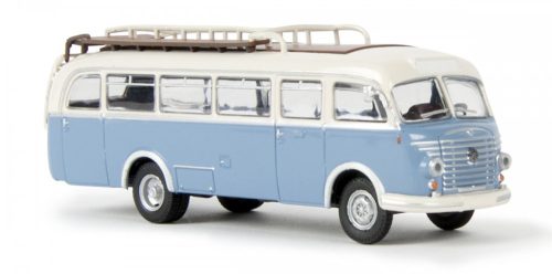 Brekina 58053 Steyr 480 A autóbusz 1956, fehér/pasztellkék (H0)