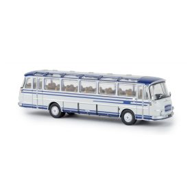 Brekina 58205 Setra S 12 autóbusz, kék/szürke (H0)