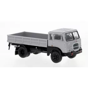   Brekina 58602 Fiat 642 platós teherautó 1962, szürke/fekete (H0)
