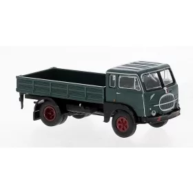   Brekina 58603 Fiat 642 platós teherautó 1962, zöld/fekete (H0)