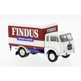 Brekina 58612 Fiat 642 dobozos teherautó 1962 - Findus (H0)