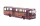 Brekina 59268 Büssing BS 120N autóbusz, Jägermeister - Deutschen Bundesbahn (H0)