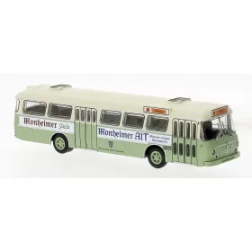   Brekina 59391 Büssing Senator 12 D 1962 autóbusz, Monheim - Edeka (H0)