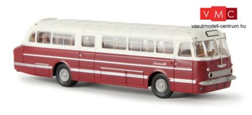 Brekina 59451 Ikarus 55 autóbusz, fehér/piros (H0)