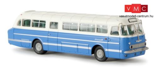 Brekina 59452 Ikarus 55 autóbusz, fehér/kék (H0)