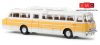 Brekina 59460 Ikarus 55 autóbusz, fehér/sárga (H0)