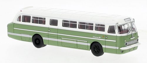 Brekina 59468 Ikarus 55 autóbusz, fehér/zöld (H0)