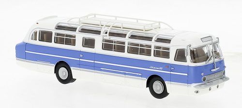 Brekina 59471 Ikarus 55 autóbusz, fehér/kék, 1968 (H0)