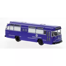 Brekina 59530 Magirus Saturn II 1960 autóbusz, THW (H0)