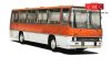 Brekina 59601 Ikarus 255 autóbusz, piros/fehér (H0)