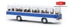 Brekina 59655 Ikarus 255 autóbusz, fehér/enciánkék (H0)