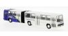 Brekina 59712 Ikarus 280.03 csuklós autóbusz, négyajtós, kék/fehér - MALÉV (H0)