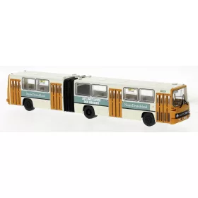   Brekina 59732 Ikarus 280.02 csuklós városi autóbusz, négyajtós, BVG - Neues Deutschland 1990 (H0)