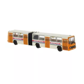   Brekina 59738 Ikarus 280.02 csuklós városi autóbusz, négyajtós, BVB - Konsum (H0)