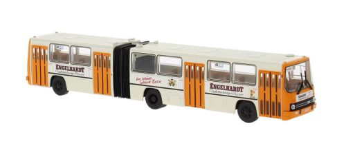 Brekina 59739 Ikarus 280.02 csuklós városi autóbusz, négyajtós, BVB - Engelhardt (H0)