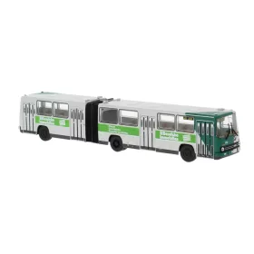   Brekina 59747 Ikarus 280.02 csuklós városi autóbusz, négyajtós, Benzko - Potsdam (H0)
