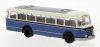Brekina 59854 IFA H6 B autóbusz 1953, fehér/kék (H0)