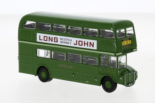 Brekina 61110 AEC Routemaster 1965 emeletes városi autóbusz, London Greenline - Long John Whi