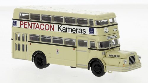 Brekina 61206 IFA Do 56 emeletes városi autóbusz 1960, BVG - Pentacon Kameras (H0)
