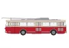 Brekina 61356 Skoda Tr9, bézs/piros (H0)