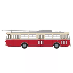 Brekina 61356 Skoda Tr9, bézs/piros (H0)