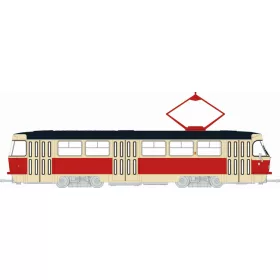 Brekina 64501 Tatra villamos, bézs/piros - Chemnitz (H0)