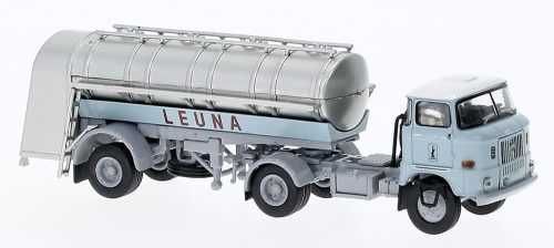 Brekina 71209 IFA W50 nyergesvontató üzemanyagszállító félpótkocsival - LEUNA 1965 (H0)