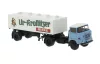 Brekina 71217 IFA W50 nyergesvontató sörszállító félpótkocsival - Ur-Kostritzer (H0)