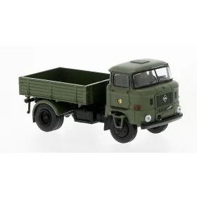   Brekina 71252 IFA W50 platós katonai vontató teherautó - NVA 1965 (H0)
