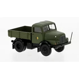   Brekina 71457 IFA S 4000-1 platós katonai teherautó 1960, NVA (H0)