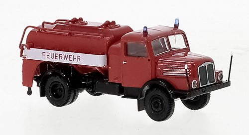 Brekina 71479 IFA S 4000-1 üzemanyagszállító teherautó 1960, Feuerwehr (H0)