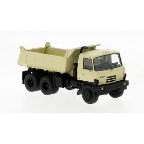   Brekina 71900 Tatra 815 billencs teherautó, 1984, bézs/fekete (H0)