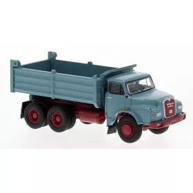   Brekina 78101 MAN 26.280 DHAK billencs 1972, türkíz/piros (H0)