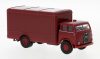 Brekina 78377 MAN 10.212 F dobozos teherautó 1960, bordó/piros (H0)