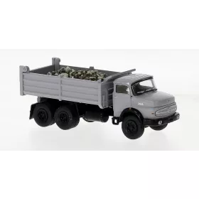   Brekina 81157 Mercedes-Benz LAK 2624 billencs 1970, szürke/fekete (H0)