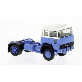   Brekina 83283 Magirus-Deutz 310 D16 nyergesvontató 1974, fehér/kék (H0)