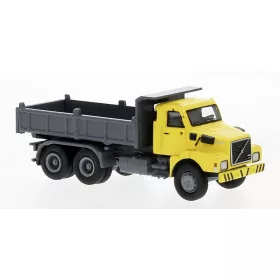 Brekina 85654 Volvo N 10 billencs, sárga/szürke 1980 (H0)