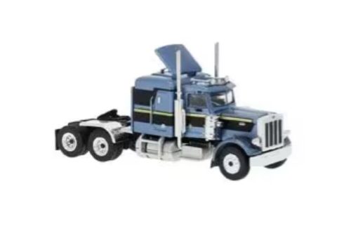 Brekina 85718 Peterbilt 359 nyergesvontató 1973, kék/fekete (H0)