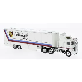   Brekina 85738 Kenworth K 100 Aerodyne nyergesvontató, Vasek Polak, 1980 (H0)