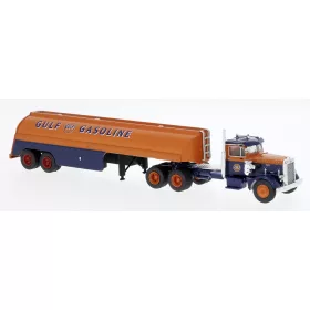 Brekina 85763 Peterbilt 281 nyergesvontató 1955, GULF (H0)