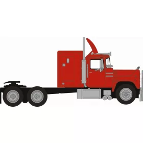 Brekina 85801 Mack RS 700 nyergesvontató 1966, piros (H0)