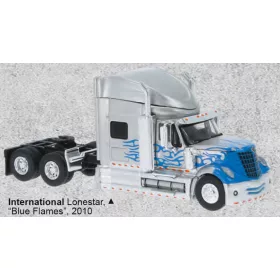   Brekina 85831 International Lonestar nyergesvontató, Blue Flames, 2010 (H0)