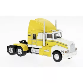 Brekina 85927 Kenworth T 600, sárga/fehér, 1984 (H0)