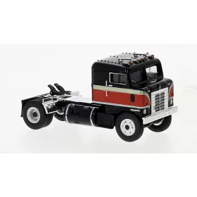   Brekina 85950 Kenworth Bullnose nyergesvontató, fekete/piros, 1950 (H0)