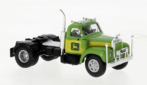 Brekina 85979 Mack B 61 nyergesvontató, zöld, John Deere, 1953 (H0)