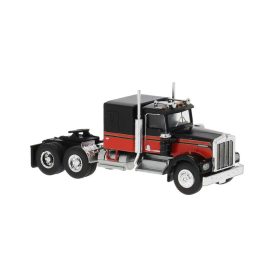   Brekina 86250 Kenworth W900 nyergesvontató, fekete/piros (H0)