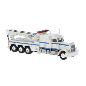 Brekina 86276 Peterbilt 359 kamionmentő - NYPD (H0)